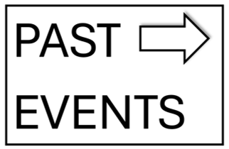 Text "PAST EVENTS" with an arrow pointing right